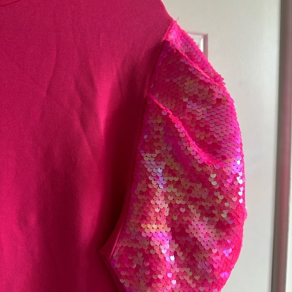 Judith March Vibrant Pink Midi party dress - Picture 3 of 8